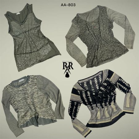 Y2K Grey Mix Tops (AA-803)