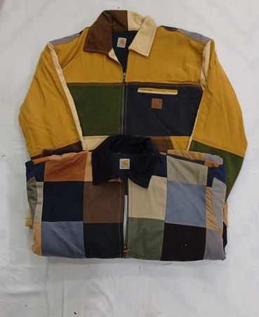 CR8368 UPCYCLED CARHARTT MIX STYLE JACKETS
