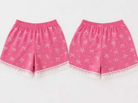 CR1586 Upcycled Linen Floral Shorts