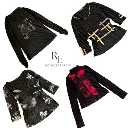 Y2K Grunge Full Sleeve Tops Re-3203