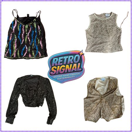 Y2K Beaded & Sequin Tops (RS-331)