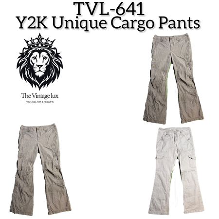 Y2K Unique Cargo Pants (TVL-641)