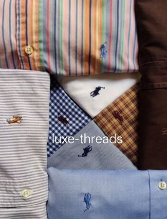 Chemises en coton authentiques Polo Ralph Lauren pour hommes