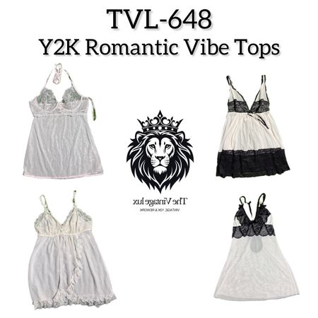Y2K Romantic Vibe Tops (TVL-648)