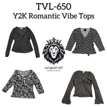 Y2K Romantic Vibe Tops (TVL-650)