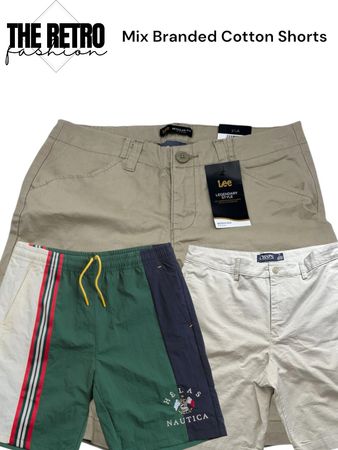 Mix Branded Cotton Shorts-0097