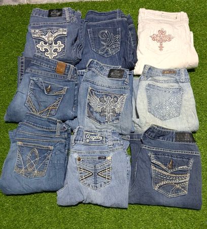 LOVE INDIGO AND OTHER BRAND JEANS (MRB2)
