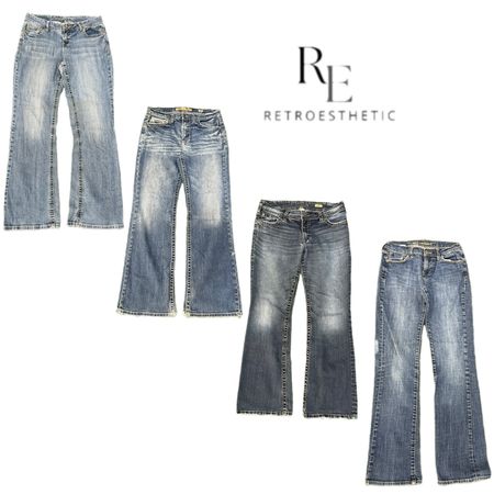 Y2K Edgy Girl Denim Jeans RE-3214
