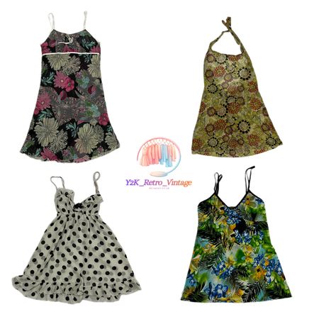 Y2K Slip Dresses ( 079 )