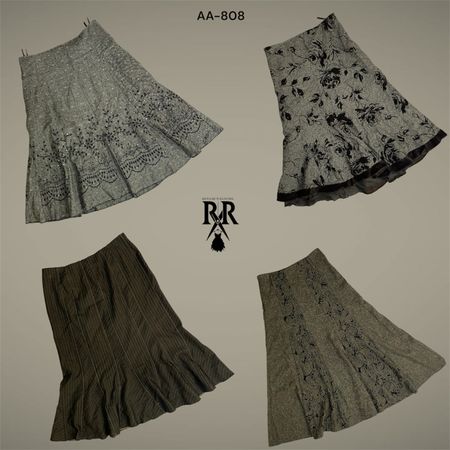 Y2K Unique Wool Mix Skirts (AA-808)