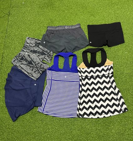 Yv385 Lululemon Tanktops Shorts mix