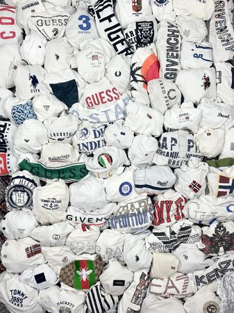 Premium branded white polos & tshirts