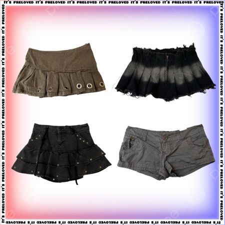 Low Rise Era-Mini/Micro Skirts, Denim Skirts, Silk Skirt, Plaid Schoolgirl Skirts, Camo Skirt (SS-2380)