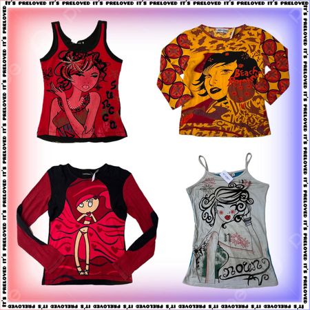 Graphics Overload - Cami, T-Shirts, Skirts, Dress (SS-2383)