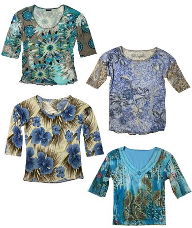 2000s Indie-Sleaze Blue Tops: RE-045