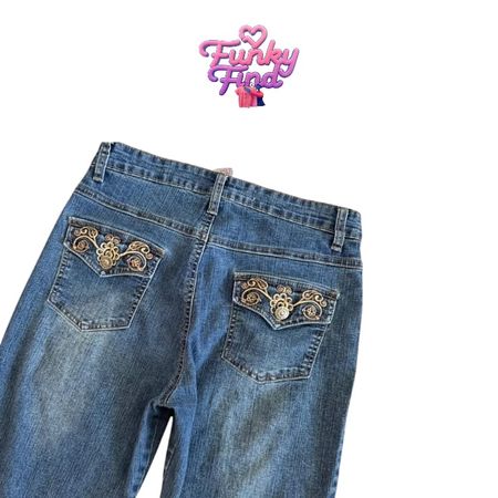 Y2K Jeans embroidery
