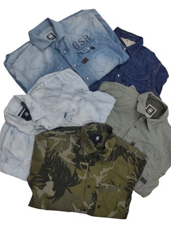 G-Star Raw Shirts Denim, Cotton, Button Up