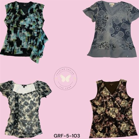 Stylish Women Floral Printed Poly Blouse for Casual Wear (GRF-5-103)