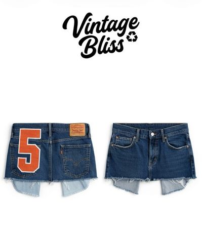 Up Cycled Levi’s Skirt