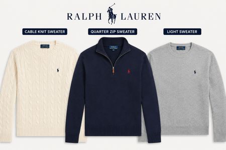 RALPH LAUREN MIXED SWEATERS ❄️