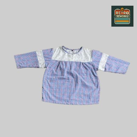 Upcycled Lace Smock Tops