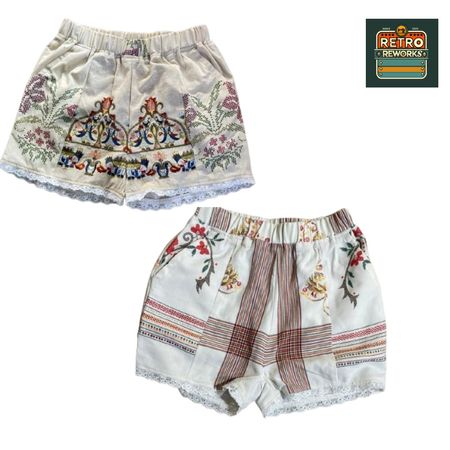 Upcycled Linen Short