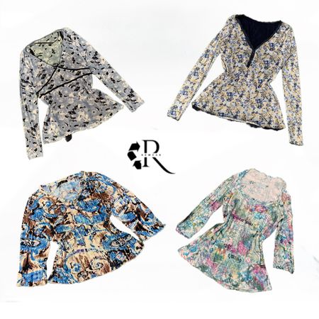Y2K Birightney Era Girl Printed Full sleeves Tops Rw1956