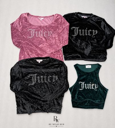 Juicy couture velvet tops