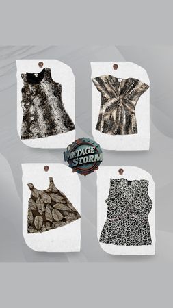 Y2K Casual Sleeveless Poly Blouse