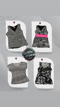 Y2K Feminine Poly Blouse