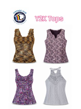 Y2K Sleeveless Tops