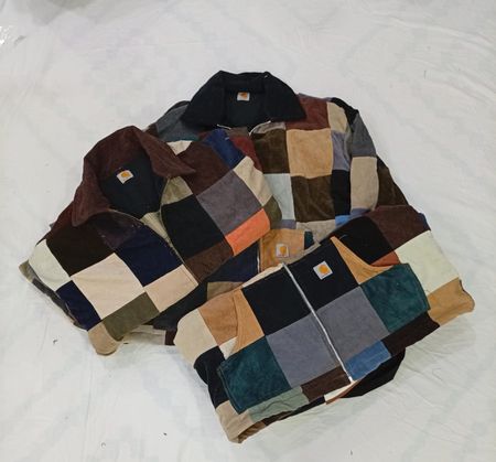 CR8401 UPCYCLED CARHARTT CORDUROY JACKETS