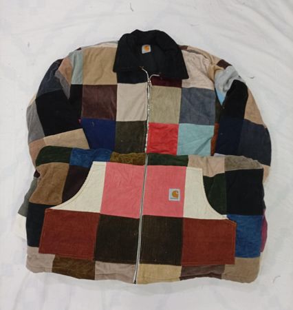 CR8402 UPCYCLED CARHARTT CORDUROY JACKETS