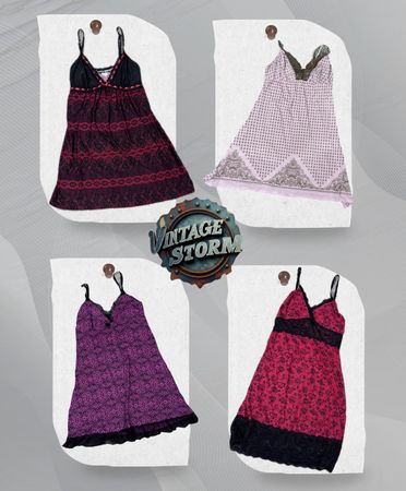 Y2K Dark Romance Cami Tops