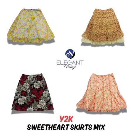 Y2K Sweetheart Skirts - EV0643