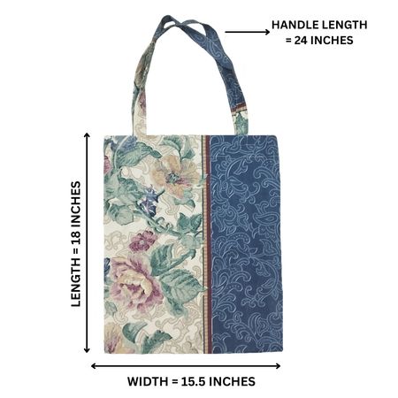 Upcycled Cloth Tote Bag (DTF/ SCREEN PRINT CAN BE ADDED)