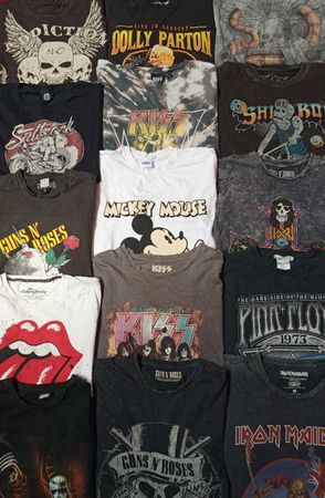 Rock band tees