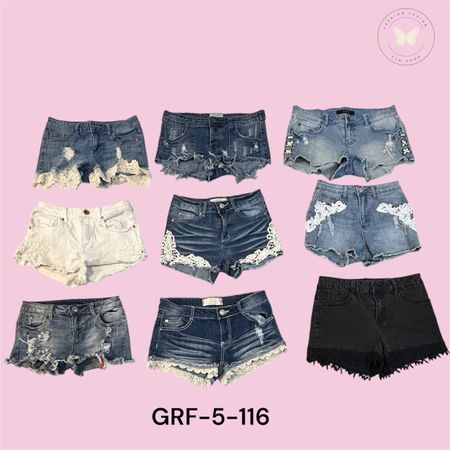 Women’s Y2K Micro Mini Denim Shorts – Ultra Short Summer Hotpants (GRF-5-116)