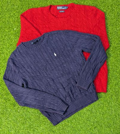 5577 - Ralph Lauren Cable Net Sweater
