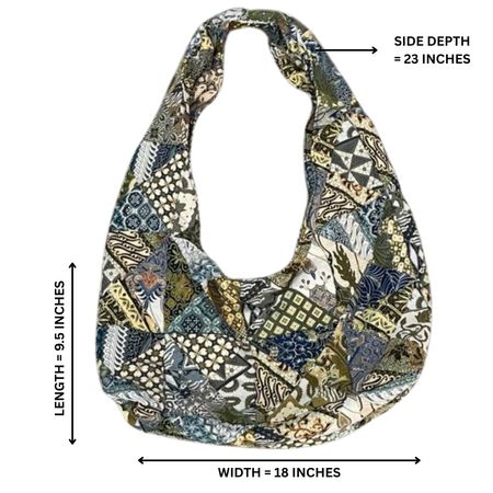 Upcycled Patchwork Quilted Shoulder Bag