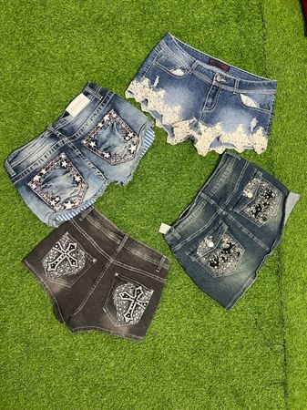 Yv257 Embroidered Sexy Shorts 10P
