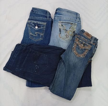 CR8410 Y2K FLARE JEANS