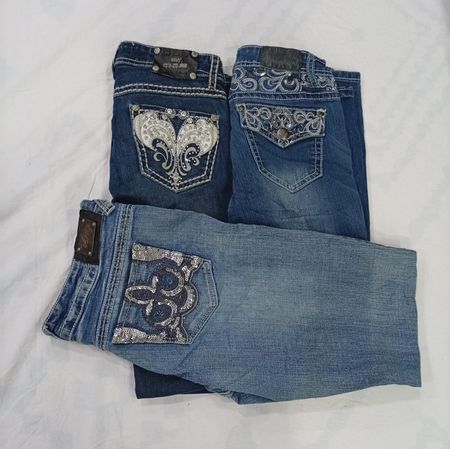CR8411 Y2K FLARE JEANS