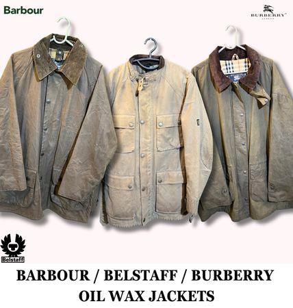 Premium Oil Wax Jackets (Barbour, Belstaff and Burberry)