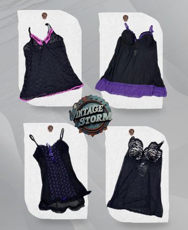 Y2K Moonlit Muse Babydoll Tops