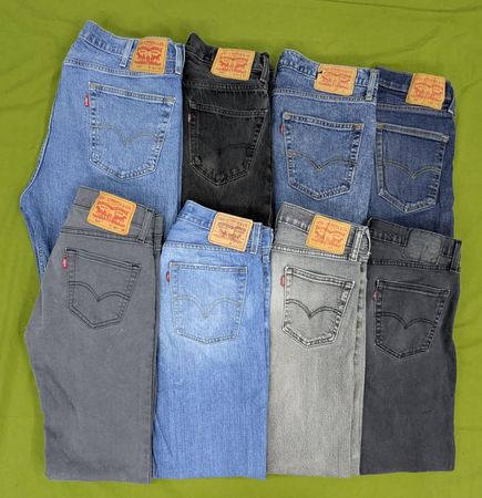 RV3470 Levi's Zipper Jeans