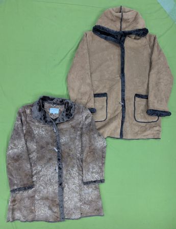 💥 RV3471 Suede Shearling Coats