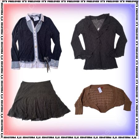 The Miu Miu Muse Archive, y2k tops, skirts, dresses (SS-2388)