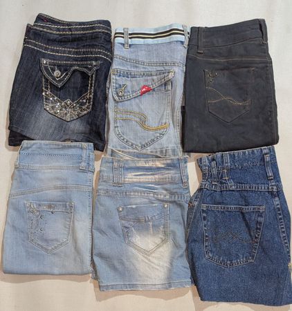 ALMOST FAMOUS AND OTHER BRAND MINI SKIRTS  (026)