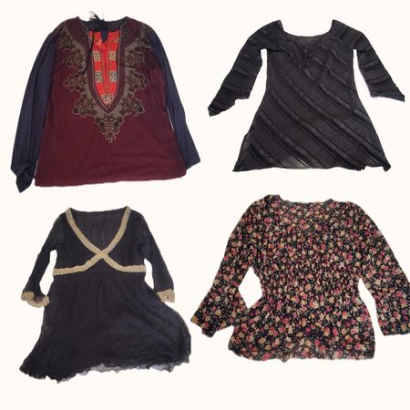 Y2K Whimsigoth & Boho Chic Mixed Top Bundle (ST 058 )